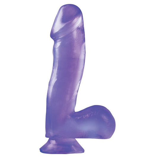 BASIX RUBBER WORKS - DILDO 16,51 CM PURPLE
