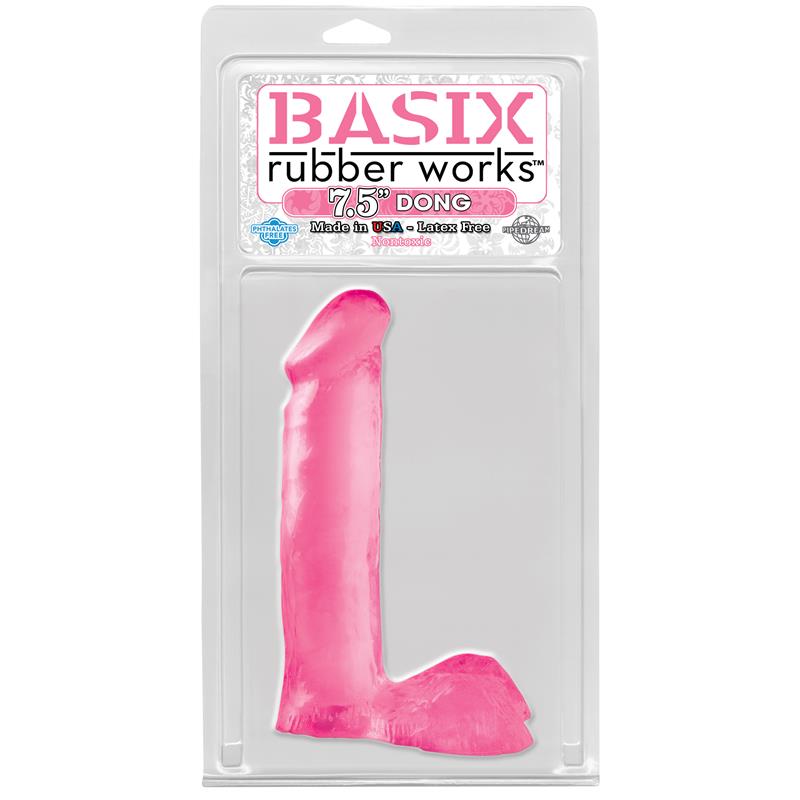BASIX RUBBER WORKS - DILDO 19,05 CM PINK