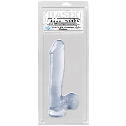 BASIX RUBBER WORKS - DILDO 25,4 CM CLEAR