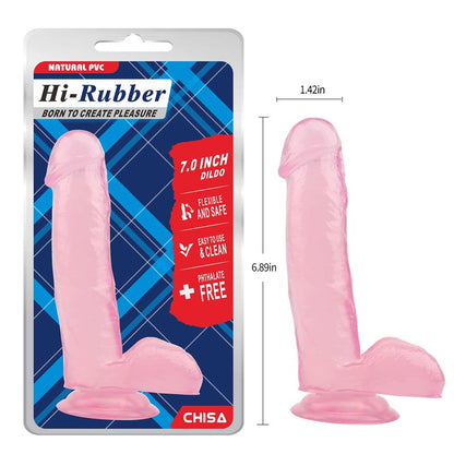 CHISA - DILDO 7 - 17.5CM PINK