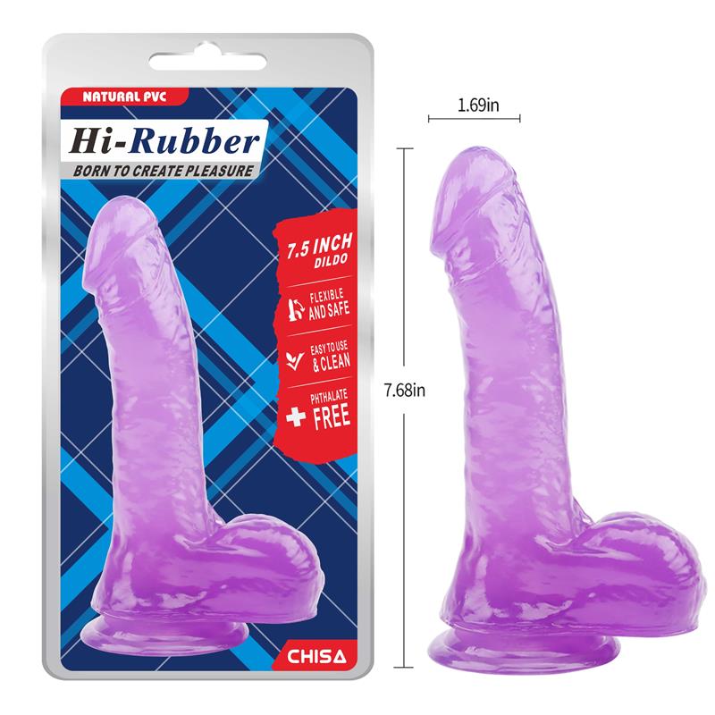 CHISA - DILDO 7.5 - 19.5CM CLEAR