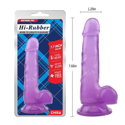 CHISA - DILDO 7.7 - 19.5 CM PURPLE