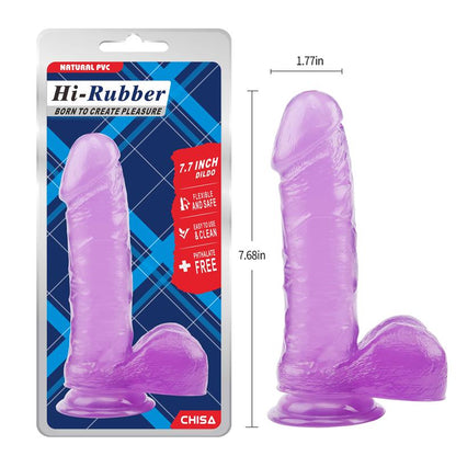 CHISA - DILDO 7.7 - 19.5CM PURPLE