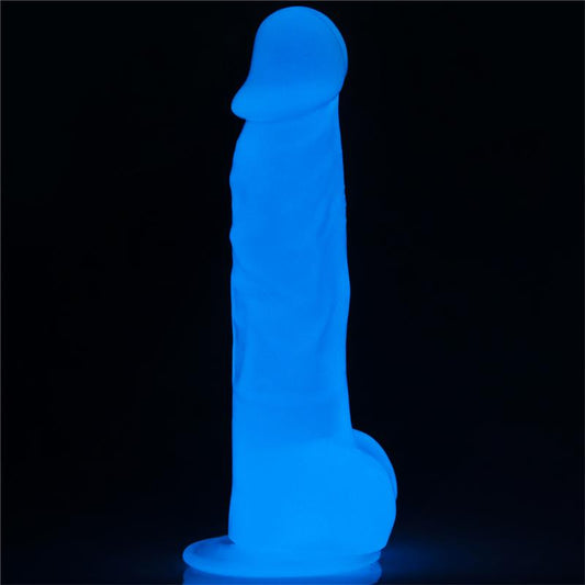 LOVETOY - DILDO 8.5 LUMINO BLUE LIGHT