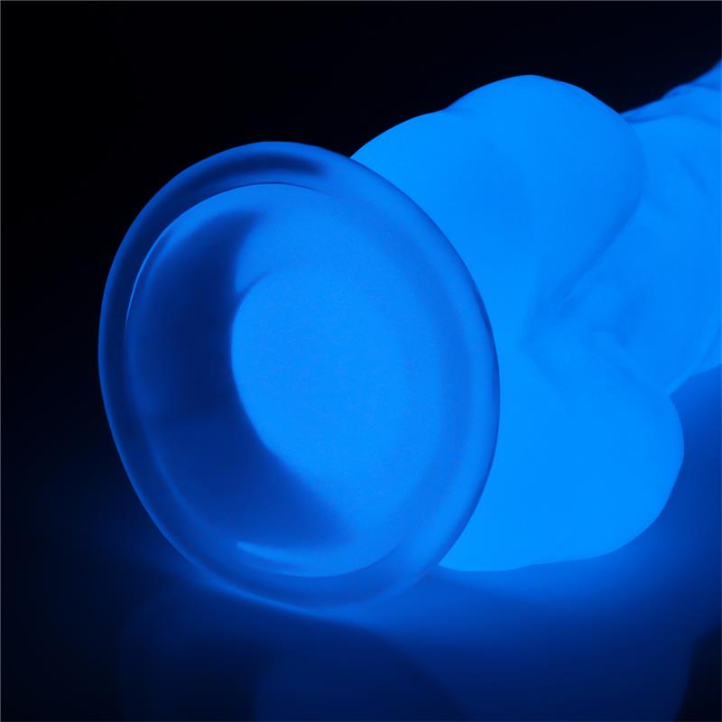 LOVETOY - DILDO 8.5 LUMINO BLUE LIGHT
