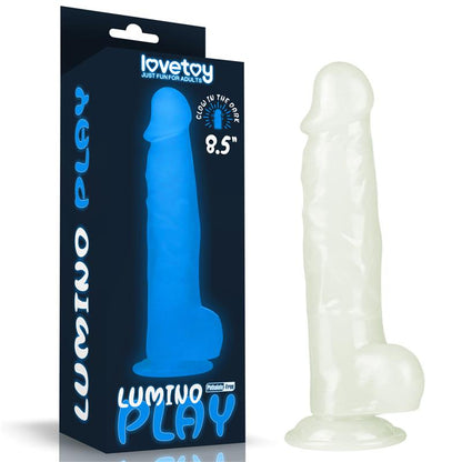 LOVETOY - DILDO 8.5 LUMINO BLUE LIGHT