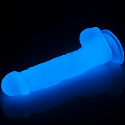 LOVETOY - DILDO 8.5 LUMINO BLUE LIGHT