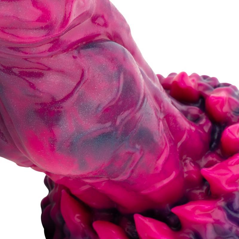 MYTHICAL MATES - ANOTHER WORLD DILDO PINK AND PURPLE 22.4 CM - 8.8