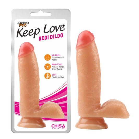 CHISA - DILDO BEDI 17 X 3.6 CM FLESH