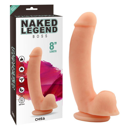 CHISA - DILDO BOSS 20.5 X 4.1 CM SILICONE FLESH