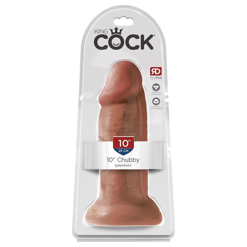 KING COCK - DILDO CHUBBY 10 TAN