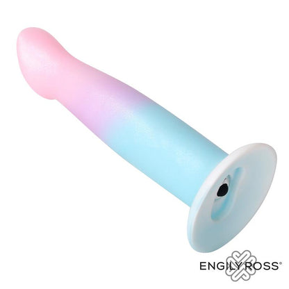 DILDOX BY ENGILY ROSS - DILDO DILDO WITH VIBRATION AND SUCTION CUP GRADIENT COLOUR 17 CM