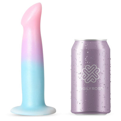 DILDOX BY ENGILY ROSS - DILDO DILDO WITH VIBRATION AND SUCTION CUP GRADIENT COLOUR 17 CM