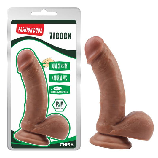 CHISA - DILDO DUAL DENSITY FASHION DUDE 17.5 X 4.1 CM LATIN
