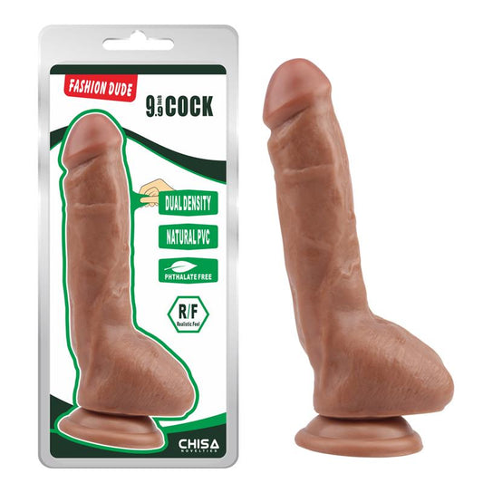 CHISA - DILDO DUAL DENSITY FASHION DUDE 23 X 4.3 CM LATIN