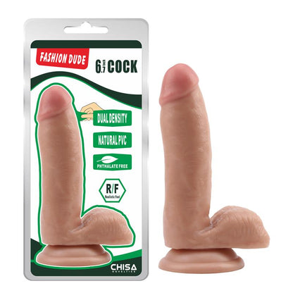 CHISA - DILDO DUAL DENSITY FASHION DUDE 6.7 FLESH