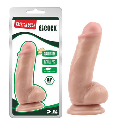 CHISA - DILDO DUAL DENSITY FASHION DUDE 6.9 FLESH