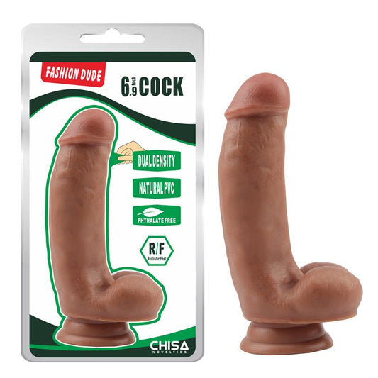 CHISA - DILDO DUAL DENSITY FASHION DUDE 6.9 TAN