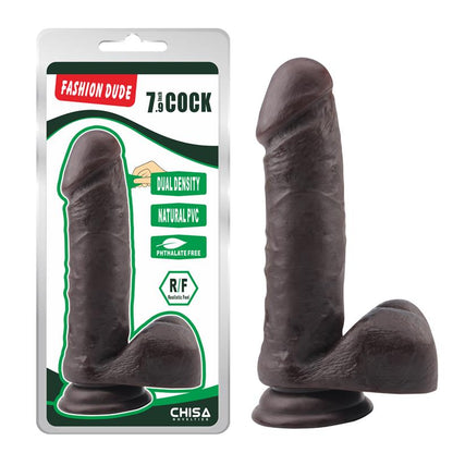 CHISA - DILDO DUAL DENSITY FASHION DUDE 7.9 BROWN