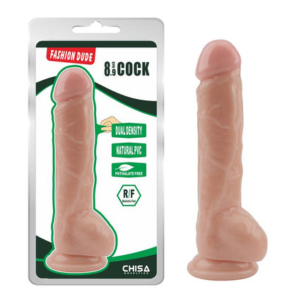 CHISA - DILDO DUAL DENSITY FASHION DUDE 8.9 FLESH