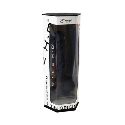 SILEXD - DILDO DUAL DENSITY MOD. 1 - 8 BLACK
