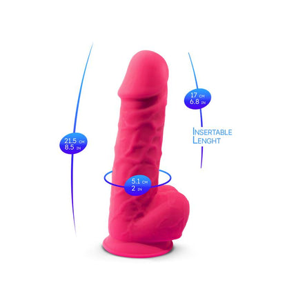 SILEXD - DILDO DUAL DENSITY MOD. 1 - 8.5 PINK