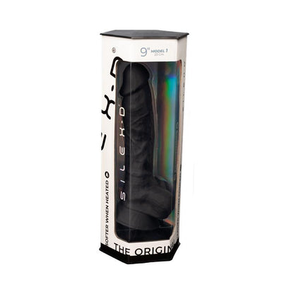SILEXD - DILDO DUAL DENSITY MOD. 1 - 9 BLACK