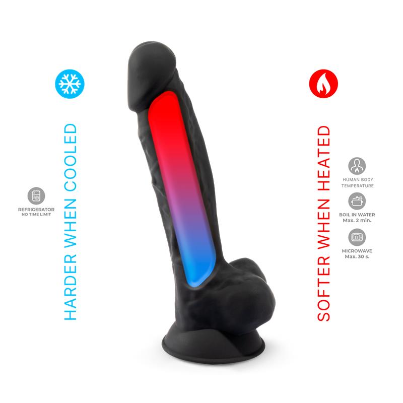SILEXD - DILDO DUAL DENSITY MOD. 1 - 9 BLACK