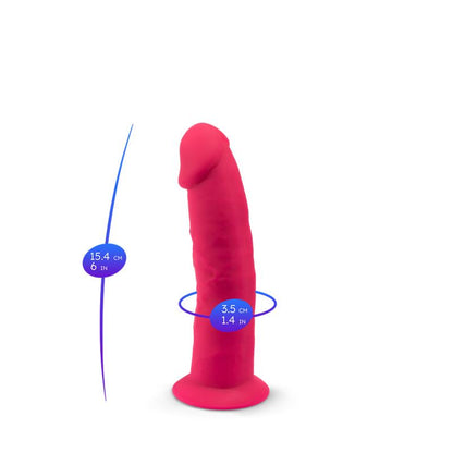 SILEXD - DILDO DUAL DENSITY MOD. 2 - 6 PINK