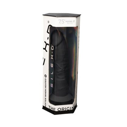 SILEXD - DILDO DUAL DENSITY MOD. 2 - 7.5 BLACK