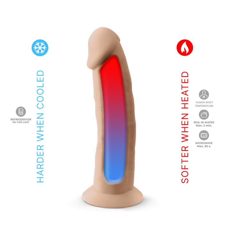 SILEXD - DILDO DUAL DENSITY MOD. 2 - 7.5 FLESH