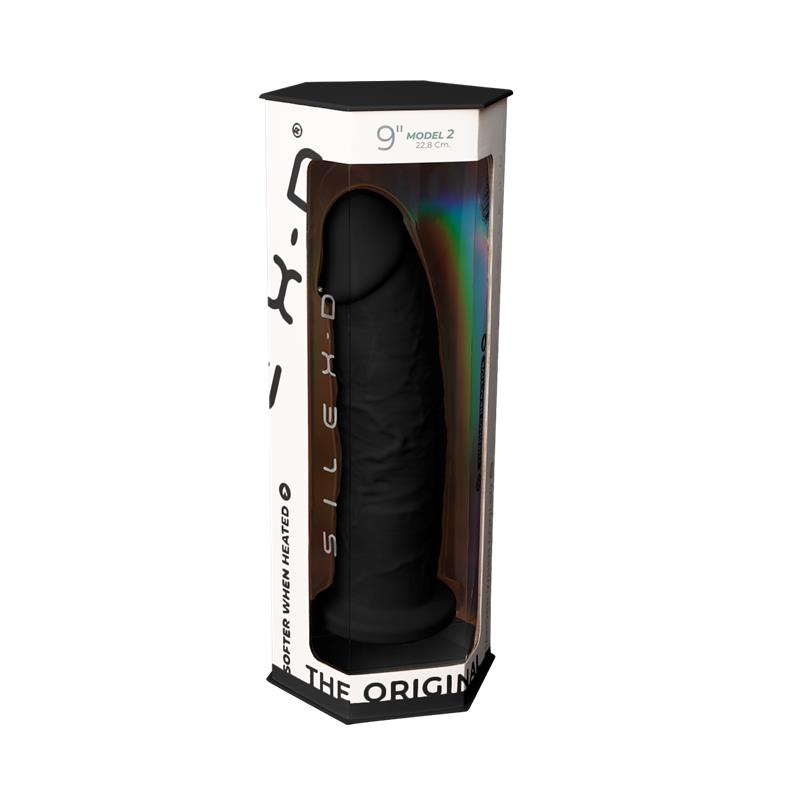 SILEXD - DILDO DUAL DENSITY MOD. 2 - 9 BLACK