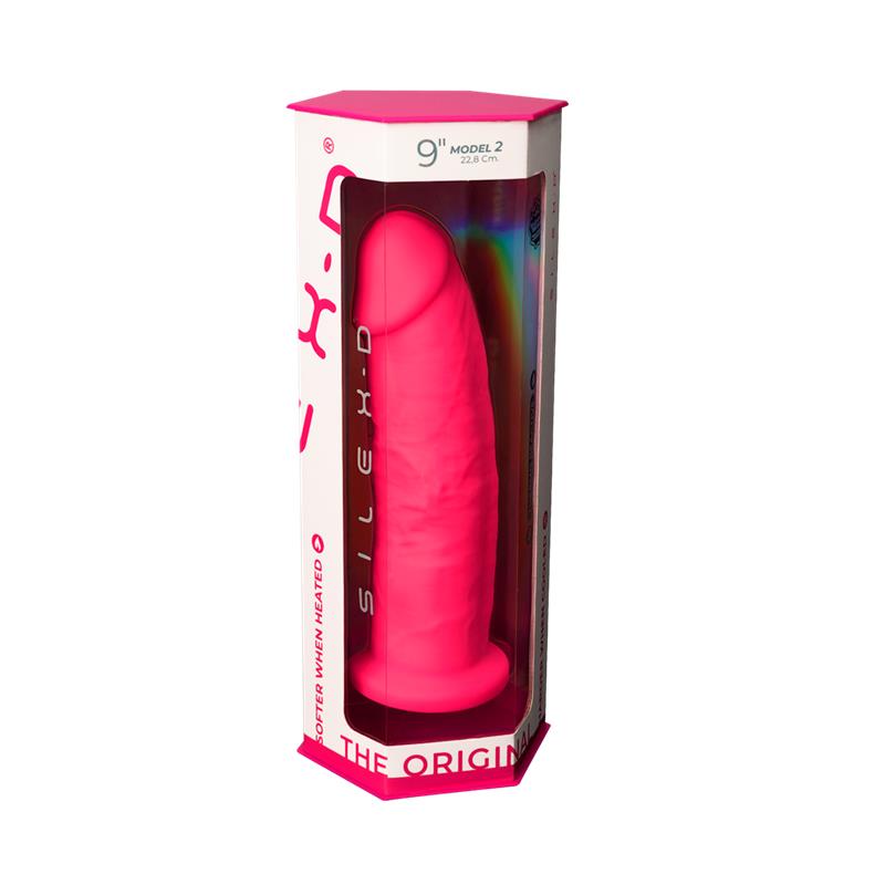 SILEXD - DILDO DUAL DENSITY MOD. 2 - 9 PINK