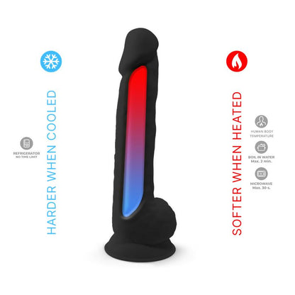 SILEXD - DILDO DUAL DENSITY MODEL 1 15 BLACK