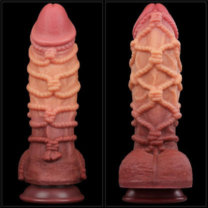 LOVETOY - DILDO DUAL LAYER KING SIZE NATURE 10.5
