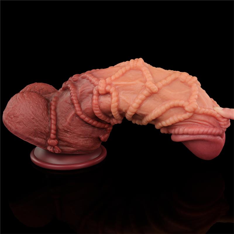 LOVETOY - DILDO DUAL LAYER KING SIZE NATURE 10.5