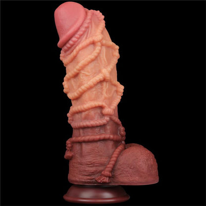 LOVETOY - DILDO DUAL LAYER KING SIZE NATURE 10.5