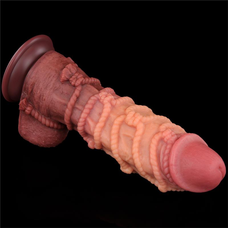 LOVETOY - DILDO DUAL LAYER KING SIZE NATURE 10.5