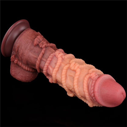 LOVETOY - DILDO DUAL LAYER KING SIZE NATURE 10.5
