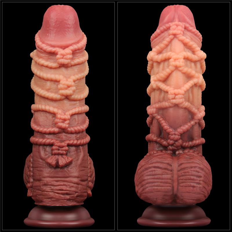 LOVETOY - DILDO DUAL LAYER KING SIZE NATURE 9.5