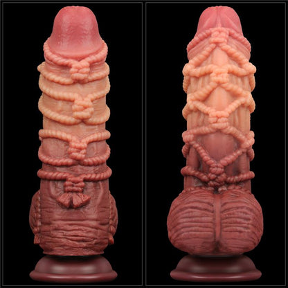 LOVETOY - DILDO DUAL LAYER KING SIZE NATURE 9.5