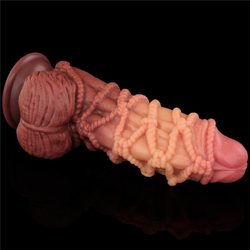 LOVETOY - DILDO DUAL LAYER KING SIZE NATURE 9.5