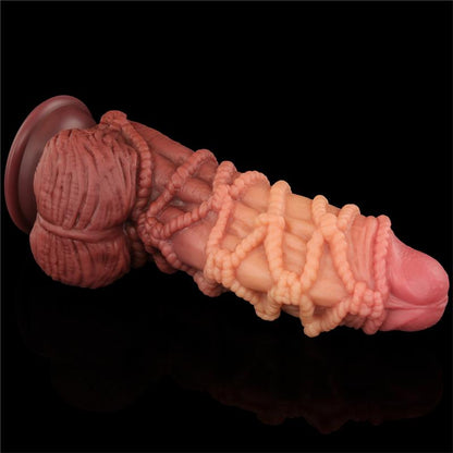 LOVETOY - DILDO DUAL LAYER KING SIZE NATURE 9.5