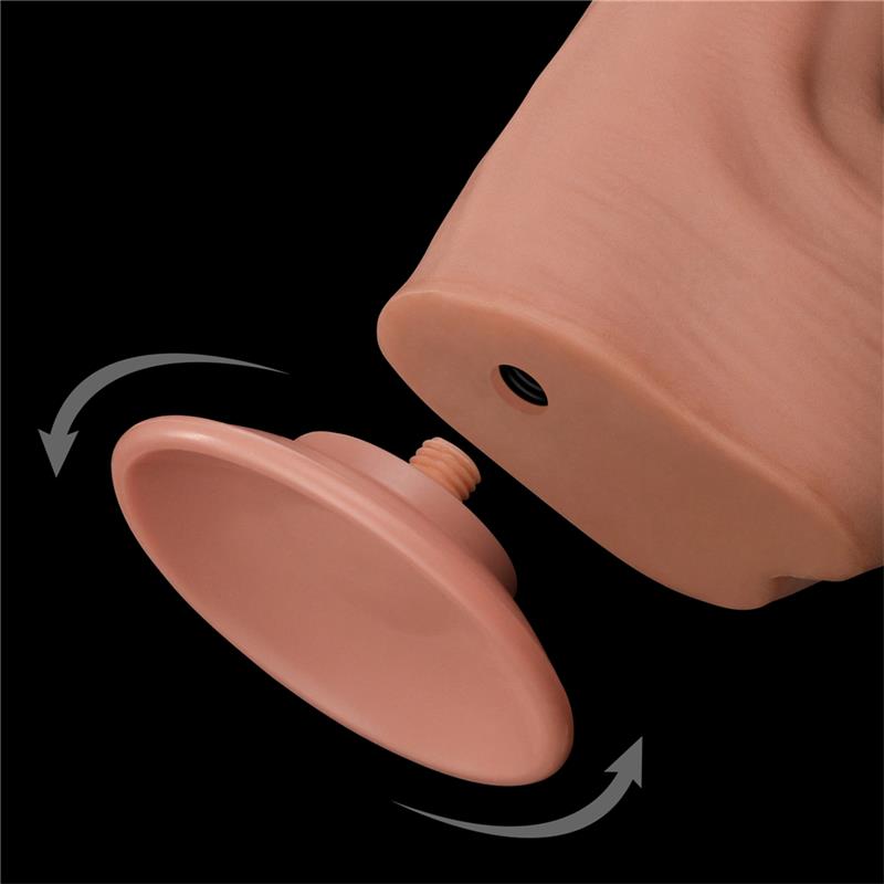 LOVETOY - DILDO DUAL LAYER SLIDING SKIN 11.5