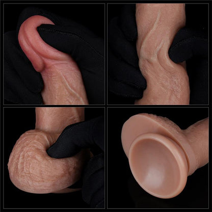 LOVETOY - 7 DUAL LAYERED SILICONE COCK FLESH