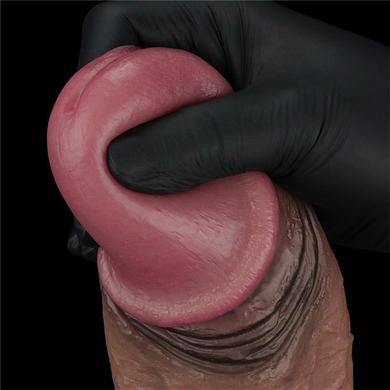 LOVETOY - DILDO DUAL LAYERED SILICONE XXL 11