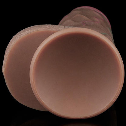 LOVETOY - DILDO DUAL LAYERED SILICONE XXL 12