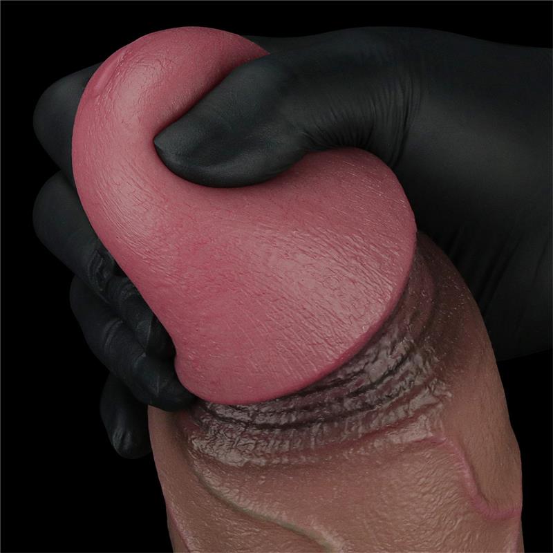 LOVETOY - DILDO DUAL LAYERED SILICONE XXL 12