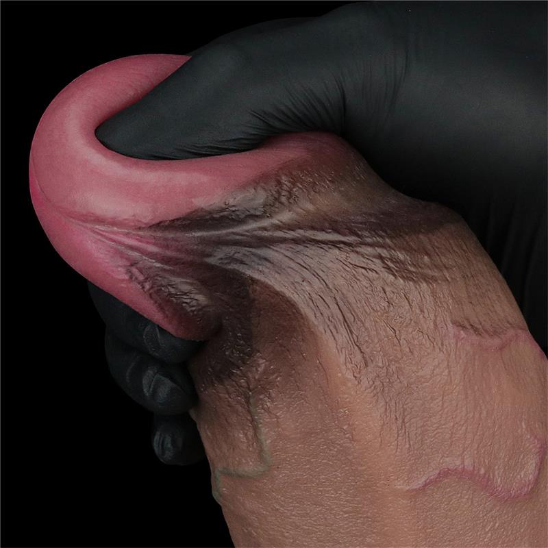 LOVETOY - DILDO DUAL LAYERED SILICONE XXL 9.5