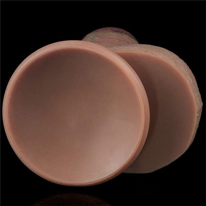 LOVETOY - DILDO DUAL LAYERED SILICONE XXL 9.5